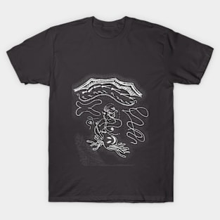 S67: shell-like creature in suspension T-Shirt